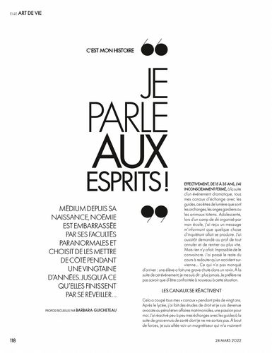 Article ELLE — page 1